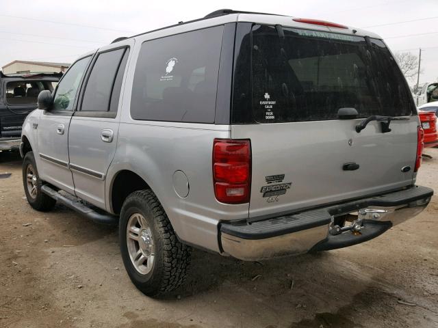 1FMRU16W41LA65670 - 2001 FORD EXPEDITION SILVER photo 3