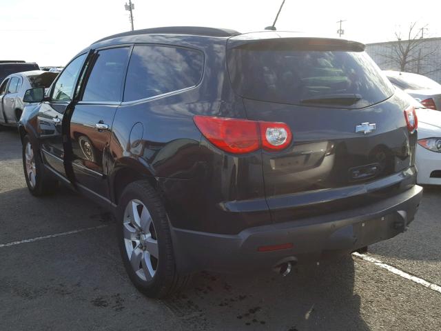 1GNLRHED3AS113029 - 2010 CHEVROLET TRAVERSE L BLACK photo 3