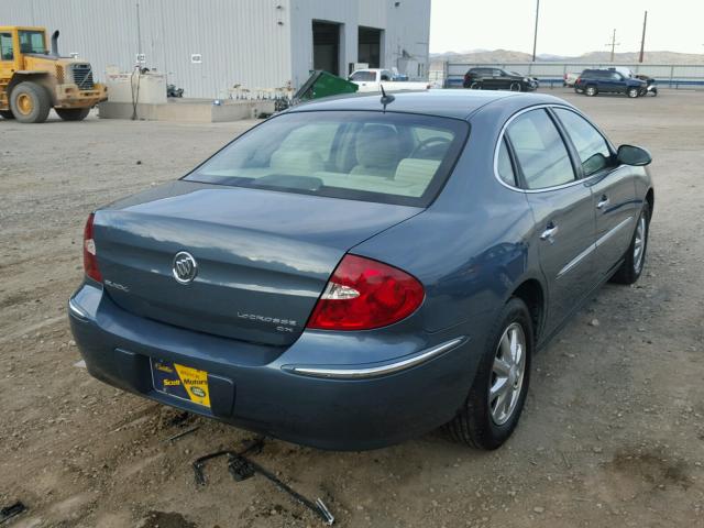 2G4WC582271154210 - 2007 BUICK LACROSSE C BLUE photo 4