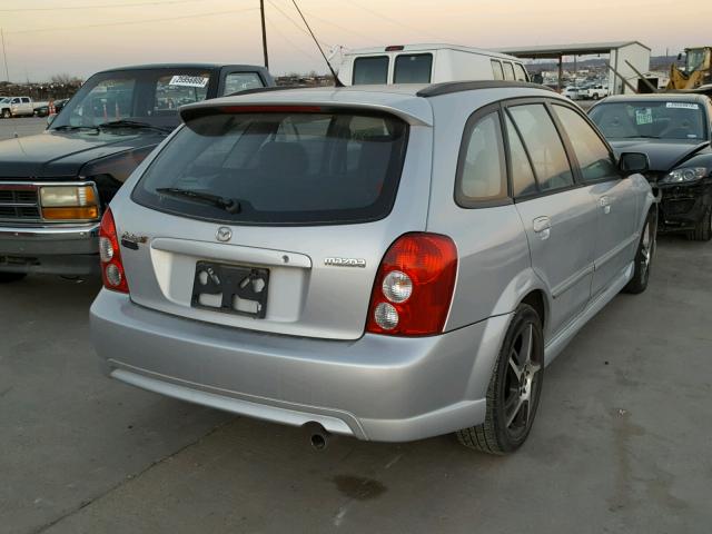 JM1BJ245821505370 - 2002 MAZDA PROTEGE PR SILVER photo 4