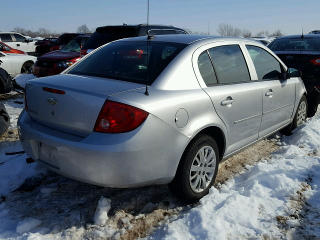 1G1AD5F57A7230371 - 2010 CHEVROLET COBALT 1LT SILVER photo 4