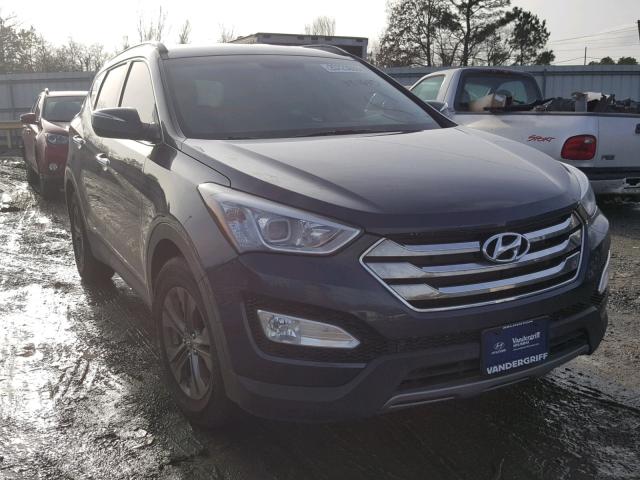 5XYZU3LBXEG187615 - 2014 HYUNDAI SANTA FE S BLUE photo 1