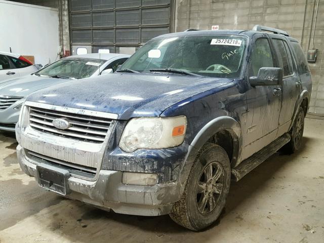 1FMEU73EX6ZA15339 - 2006 FORD EXPLORER X BLUE photo 2