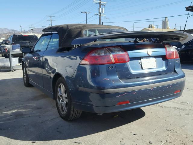 YS3FD79YX66100167 - 2006 SAAB 9-3 BASE BLUE photo 3