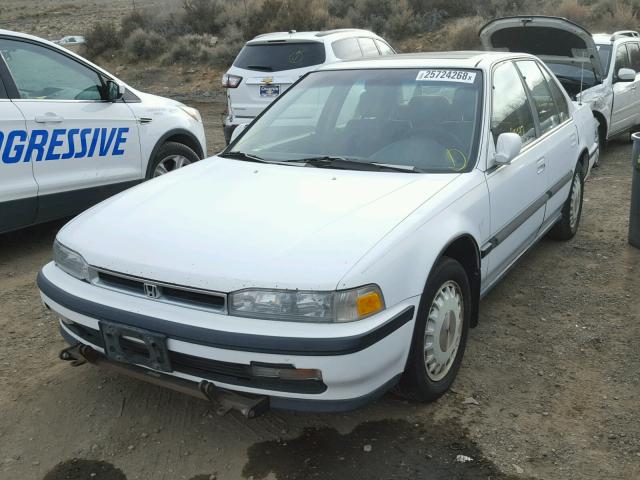 JHMCB7566LC109528 - 1990 HONDA ACCORD EX WHITE photo 2