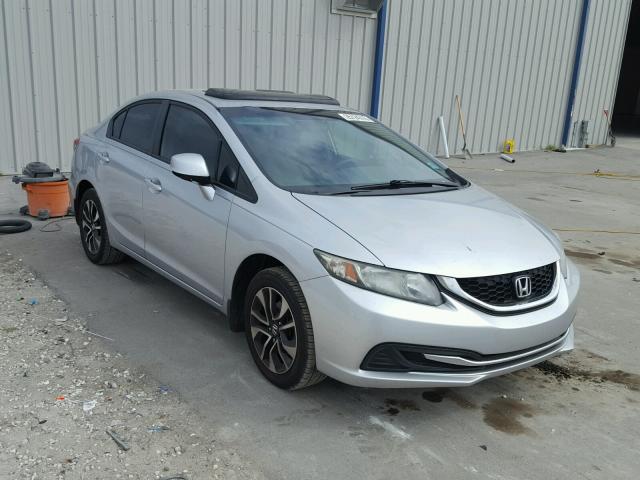 19XFB2F81DE029775 - 2013 HONDA CIVIC EX ვერცხლისფერი ფოტო 1