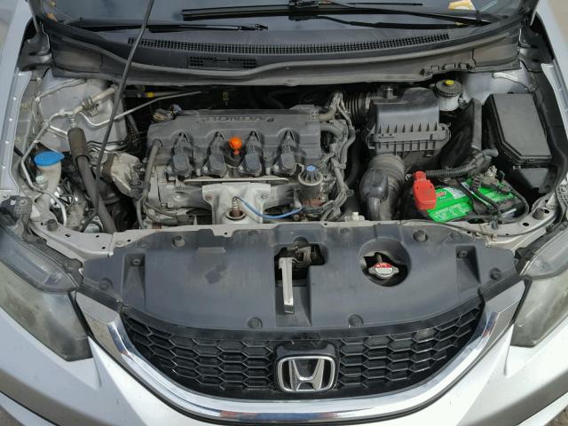 19XFB2F81DE029775 - 2013 HONDA CIVIC EX SILVER photo 7