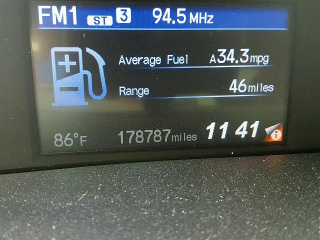 19XFB2F81DE029775 - 2013 HONDA CIVIC EX ვერცხლისფერი ფოტო 8