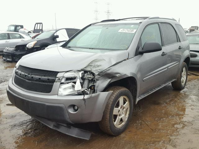 2CNDL23F056153637 - 2005 CHEVROLET EQUINOX LS GRAY photo 2