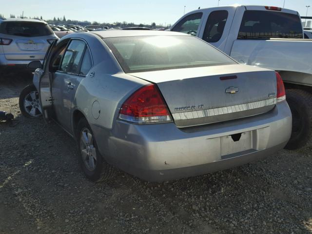 2G1WT58K181285580 - 2008 CHEVROLET IMPALA LT SILVER photo 3