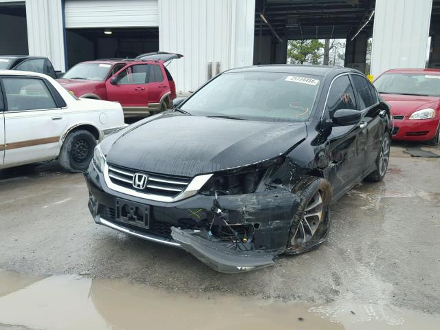 1HGCR2F58FA068195 - 2015 HONDA ACCORD SPO BLACK photo 2