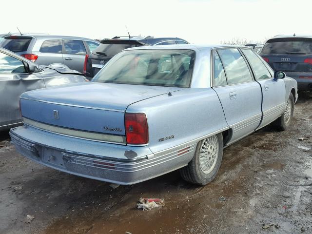 1G3CW53L0N4328923 - 1992 OLDSMOBILE 98 REGENCY BLUE photo 4