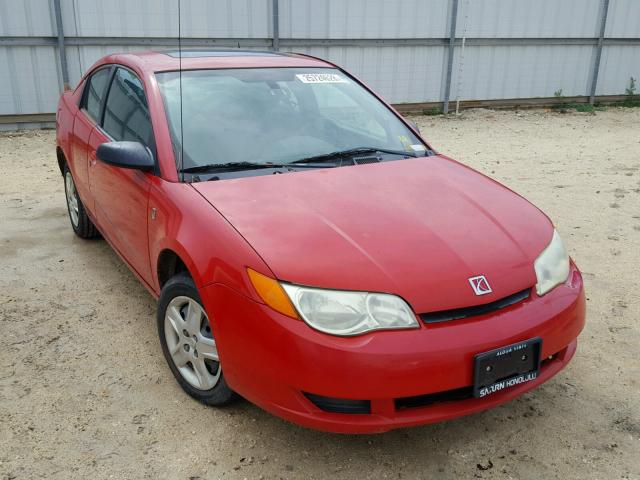 1G8AM15F07Z100997 - 2007 SATURN ION LEVEL RED photo 1