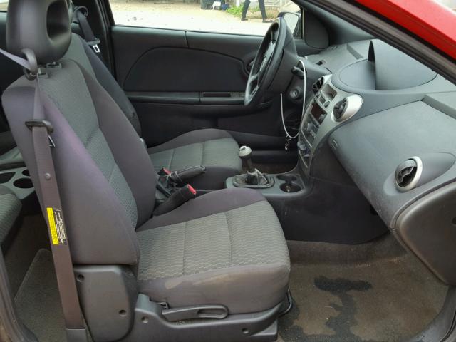 1G8AM15F07Z100997 - 2007 SATURN ION LEVEL RED photo 5