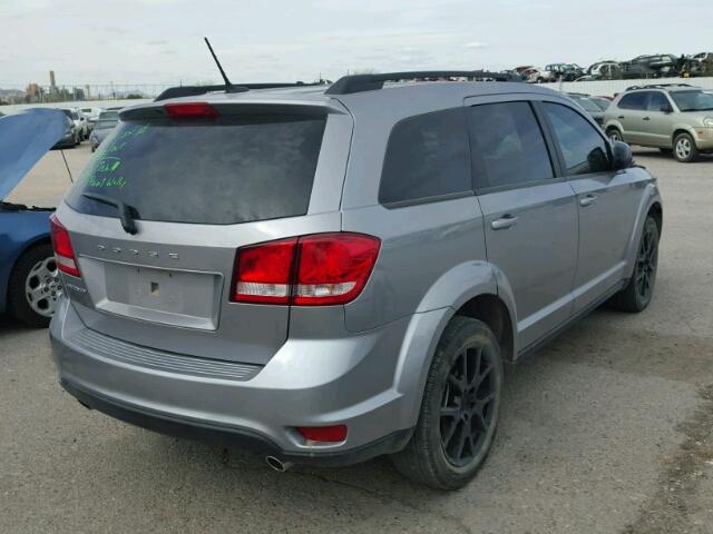 3C4PDCBGXHT539450 - 2017 DODGE JOURNEY SX SILVER photo 4