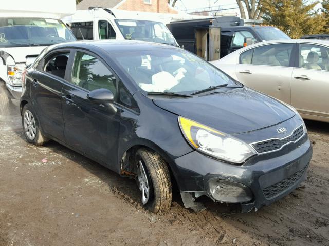 KNADN5A30D6302669 - 2013 KIA RIO EX BLACK photo 1