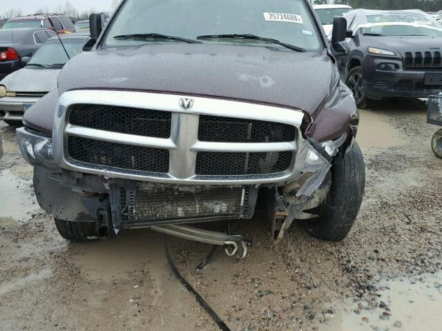 3D7KA28C54G120867 - 2004 DODGE RAM 2500 S MAROON photo 7