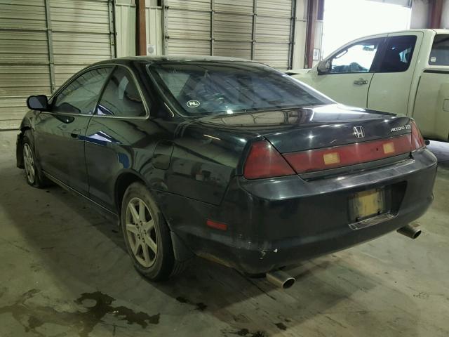 1HGCG22511A032935 - 2001 HONDA ACCORD EX BLACK photo 3