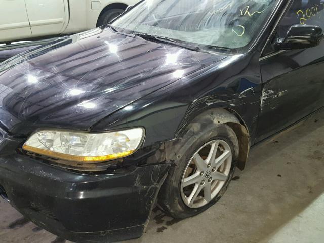 1HGCG22511A032935 - 2001 HONDA ACCORD EX BLACK photo 9