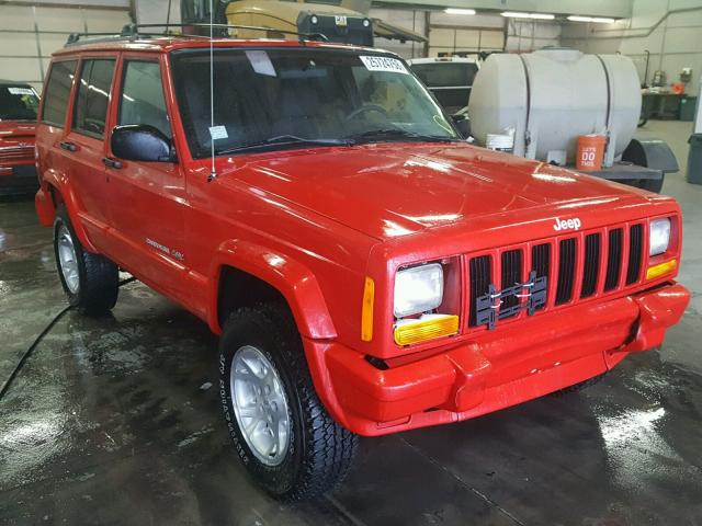 1J4FF68S5XL515211 - 1999 JEEP CHEROKEE S RED photo 1