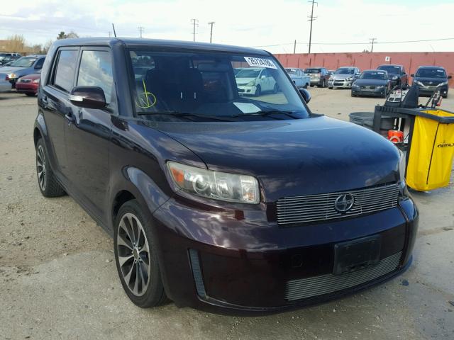 JTLKE50E681006169 - 2008 TOYOTA SCION XB MAROON photo 1