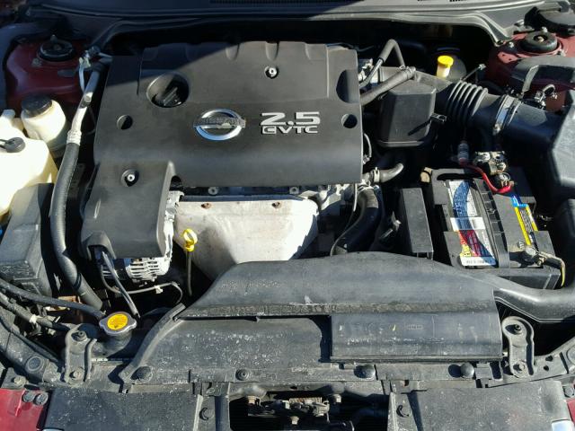 1N4AL11D46N368508 - 2006 NISSAN ALTIMA S RED photo 7