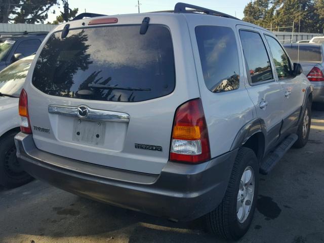 4F2YZ94153KM31667 - 2003 MAZDA TRIBUTE LX SILVER photo 4