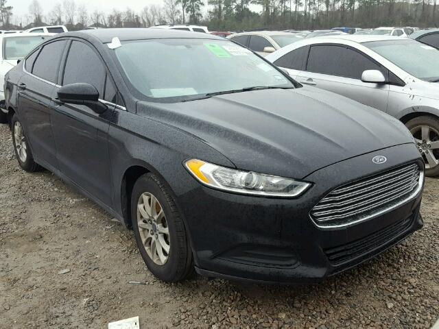 1FA6P0G75F5102114 - 2015 FORD FUSION S BLACK photo 1