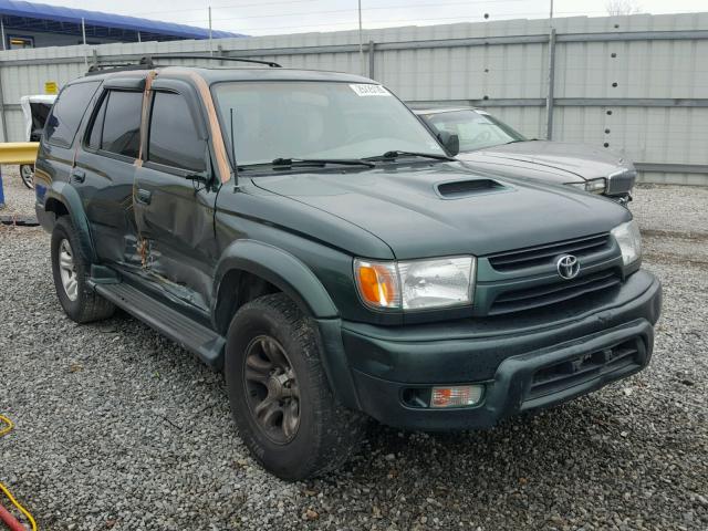 JT3GN86R110215624 - 2001 TOYOTA 4RUNNER SR GREEN photo 1