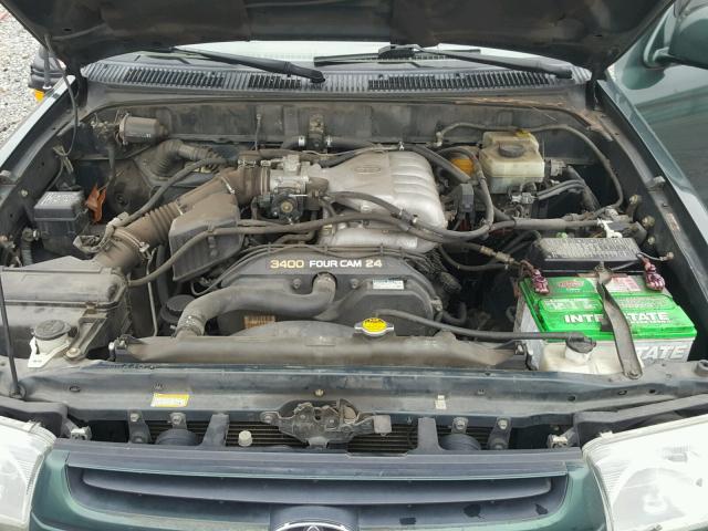 JT3GN86R110215624 - 2001 TOYOTA 4RUNNER SR GREEN photo 7