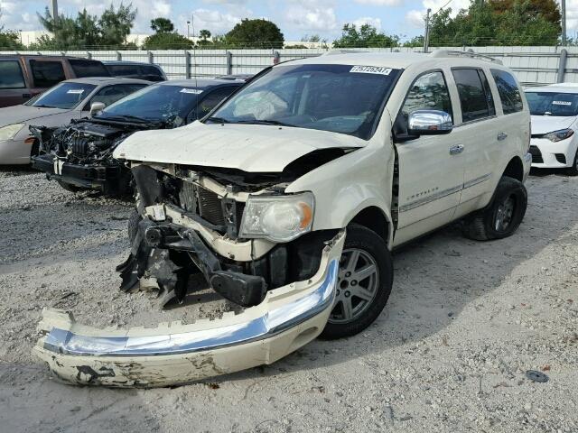 1A8HX58P77F528633 - 2007 CHRYSLER ASPEN LIMI WHITE photo 2