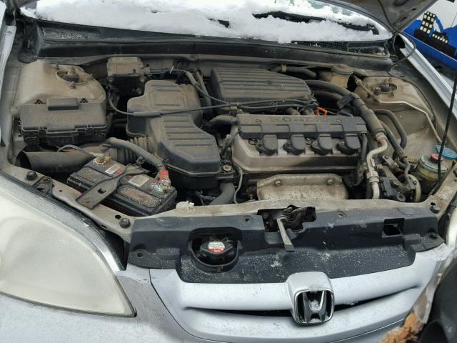 1HGEM22551L101261 - 2001 HONDA CIVIC LX SILVER photo 7