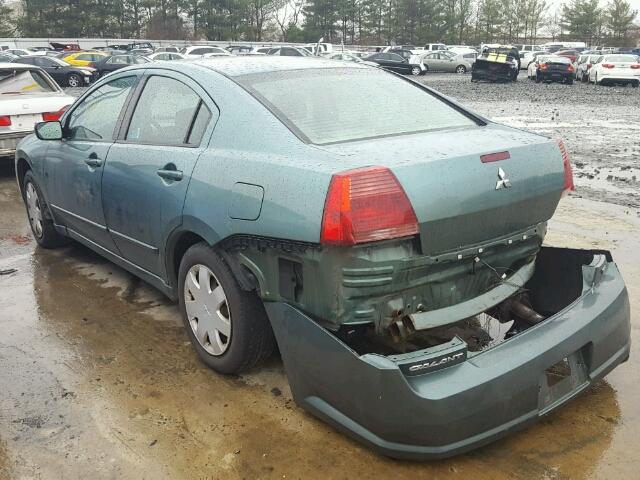 4A3AB36F14E090406 - 2004 MITSUBISHI GALANT ES GREEN photo 3