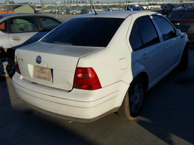 3VWSC29M0YM069584 - 2000 VOLKSWAGEN JETTA GLS WHITE photo 4