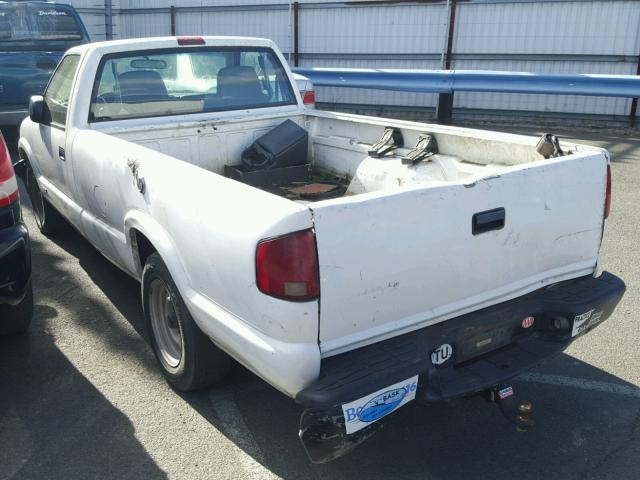 1GCCS14WX18209549 - 2001 CHEVROLET S TRUCK S1 WHITE photo 3