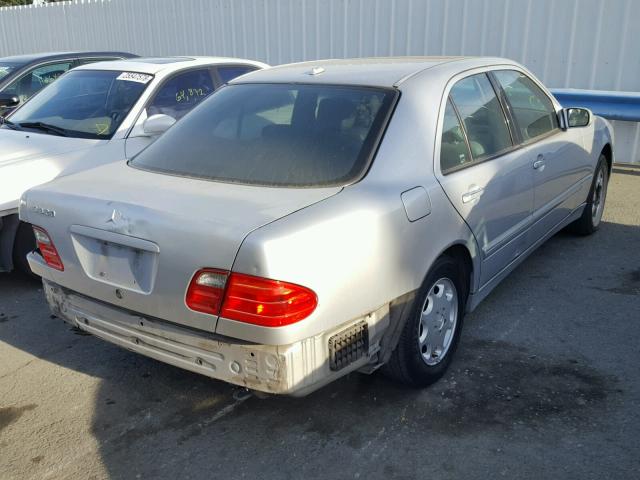 WDBJF70J41B188093 - 2001 MERCEDES-BENZ E 430 SILVER photo 4