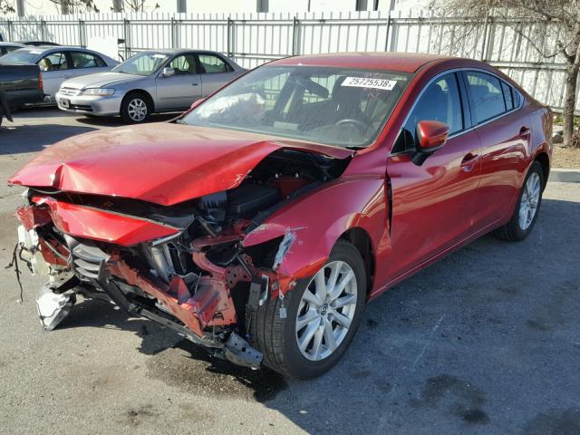 JM1GL1U5XH1137485 - 2017 MAZDA 6 SPORT RED photo 2