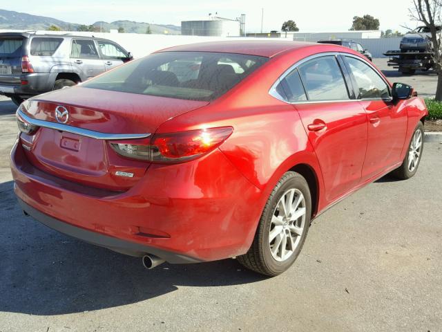 JM1GL1U5XH1137485 - 2017 MAZDA 6 SPORT RED photo 4