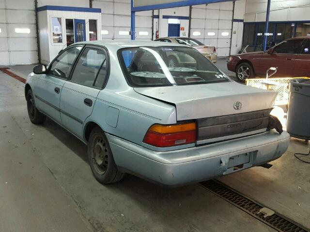 1NXAE09B5SZ269628 - 1995 TOYOTA COROLLA LE BLUE photo 3