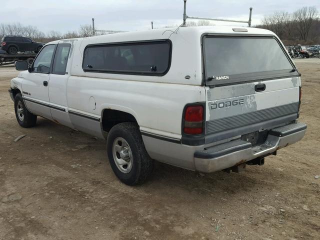 3B7HC13Y9TG125306 - 1996 DODGE RAM 1500 WHITE photo 3