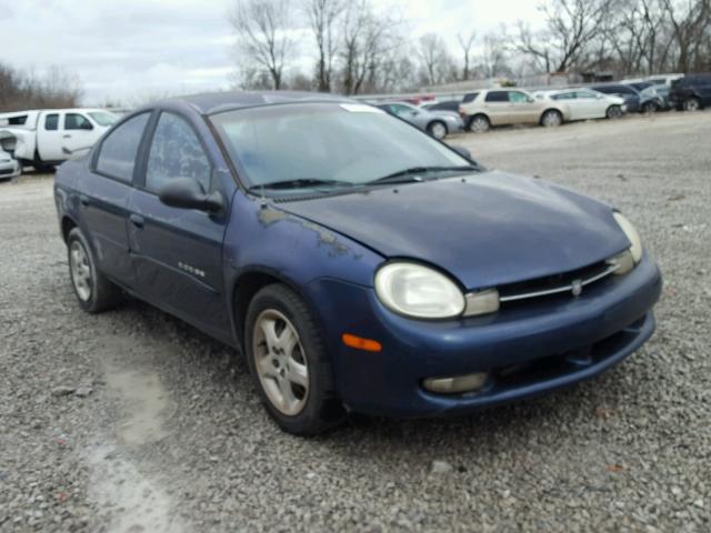 1B3ES46C41D185898 - 2001 DODGE NEON SE BLUE photo 1