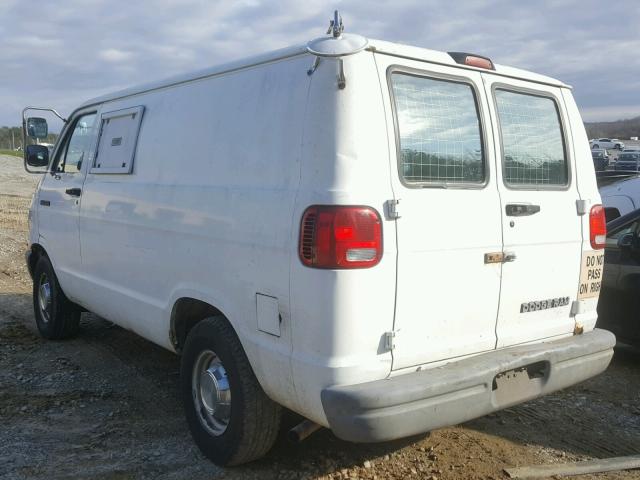 2B7HB21X2RK175981 - 1994 DODGE RAM VAN B2 WHITE photo 3