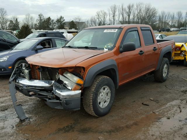 1GCDT136658126788 - 2005 CHEVROLET COLORADO ORANGE photo 2