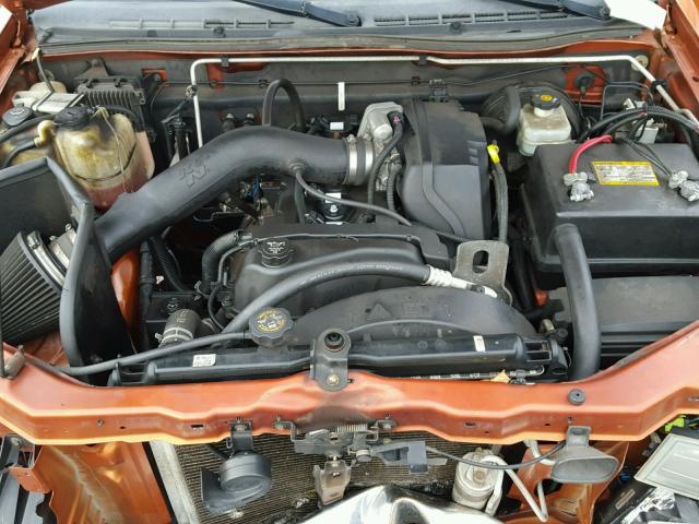 1GCDT136658126788 - 2005 CHEVROLET COLORADO ORANGE photo 7