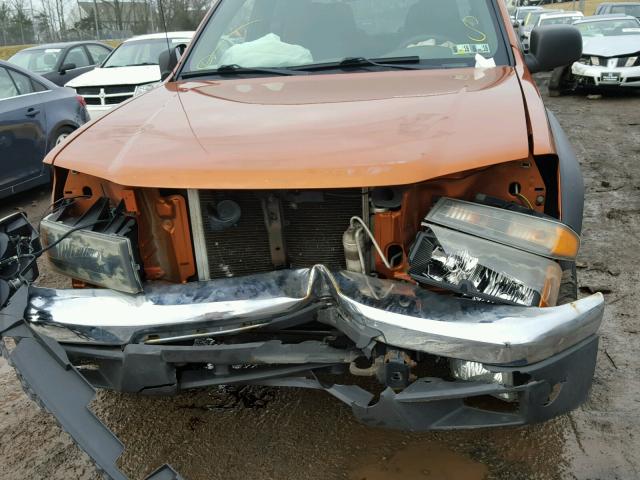 1GCDT136658126788 - 2005 CHEVROLET COLORADO ORANGE photo 9