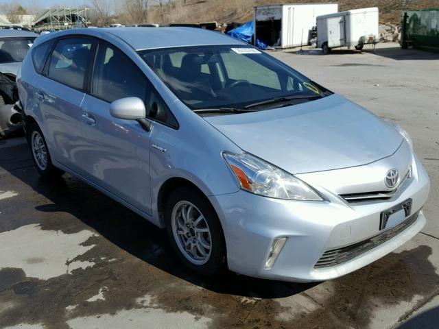 JTDZN3EU6C3033965 - 2012 TOYOTA PRIUS V BLUE photo 1