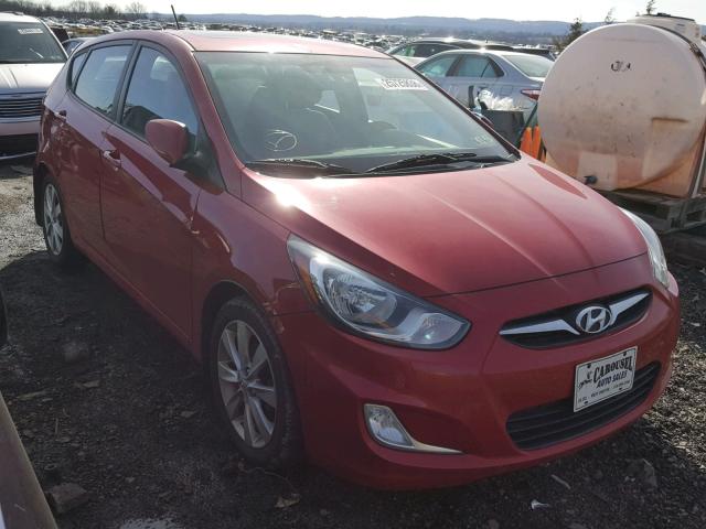 KMHCU5AE2DU107988 - 2013 HYUNDAI ACCENT GLS RED photo 1