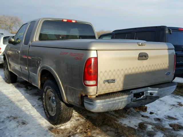 1FTRX18L81KF21965 - 2001 FORD F150 BEIGE photo 3