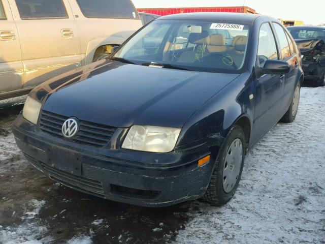 3VWRA29M3YM139390 - 2000 VOLKSWAGEN JETTA GL BLUE photo 2