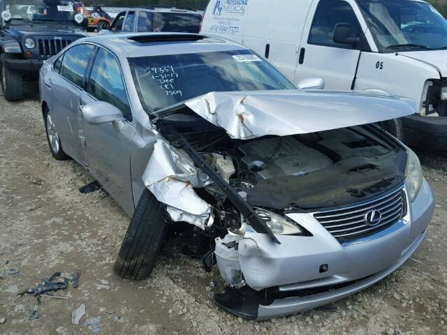 JTHBJ46G372107509 - 2007 LEXUS ES 350 SILVER photo 9